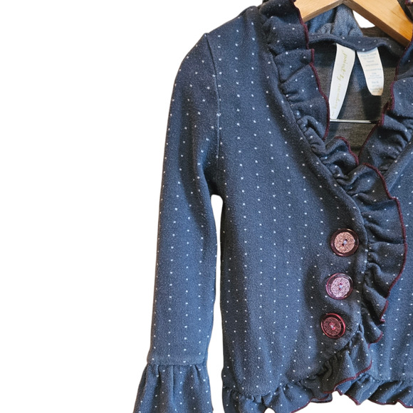 Matilda Jane Paint By Numbers Juliet Cartigan Blue Toddler Size 2T - Picture 3 of 8